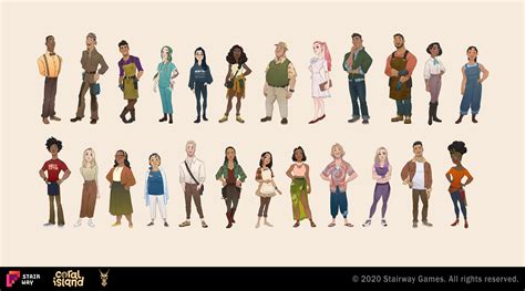 Characters in Coral Island .